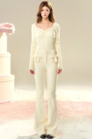 Magic Fleece-Lined Flared Pants