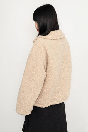 Maillard Brown Lambswool Coat