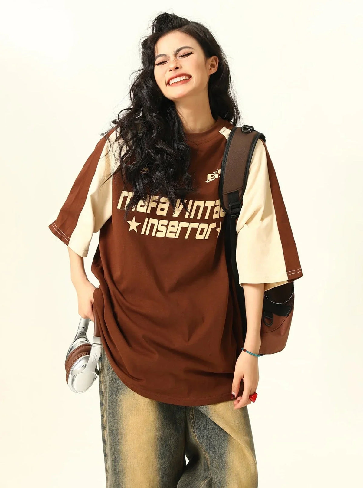 Maillard Brown Short Sleeve Tee Top