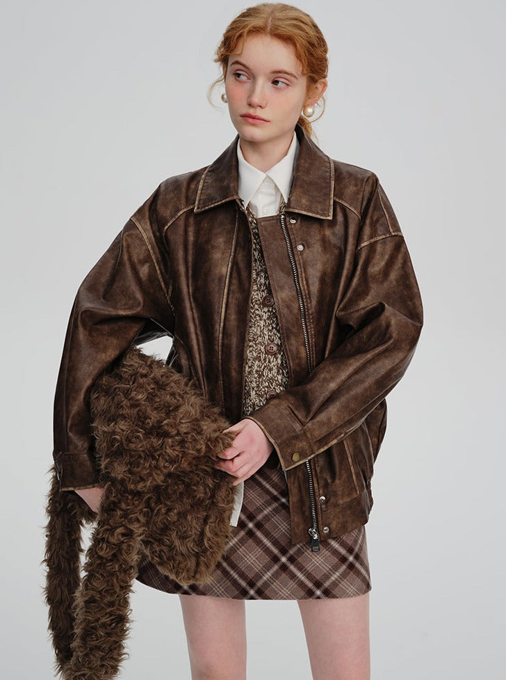 Maillard leather jacket