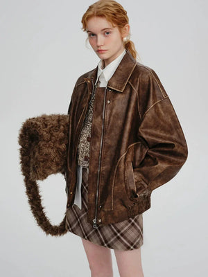 Maillard leather jacket