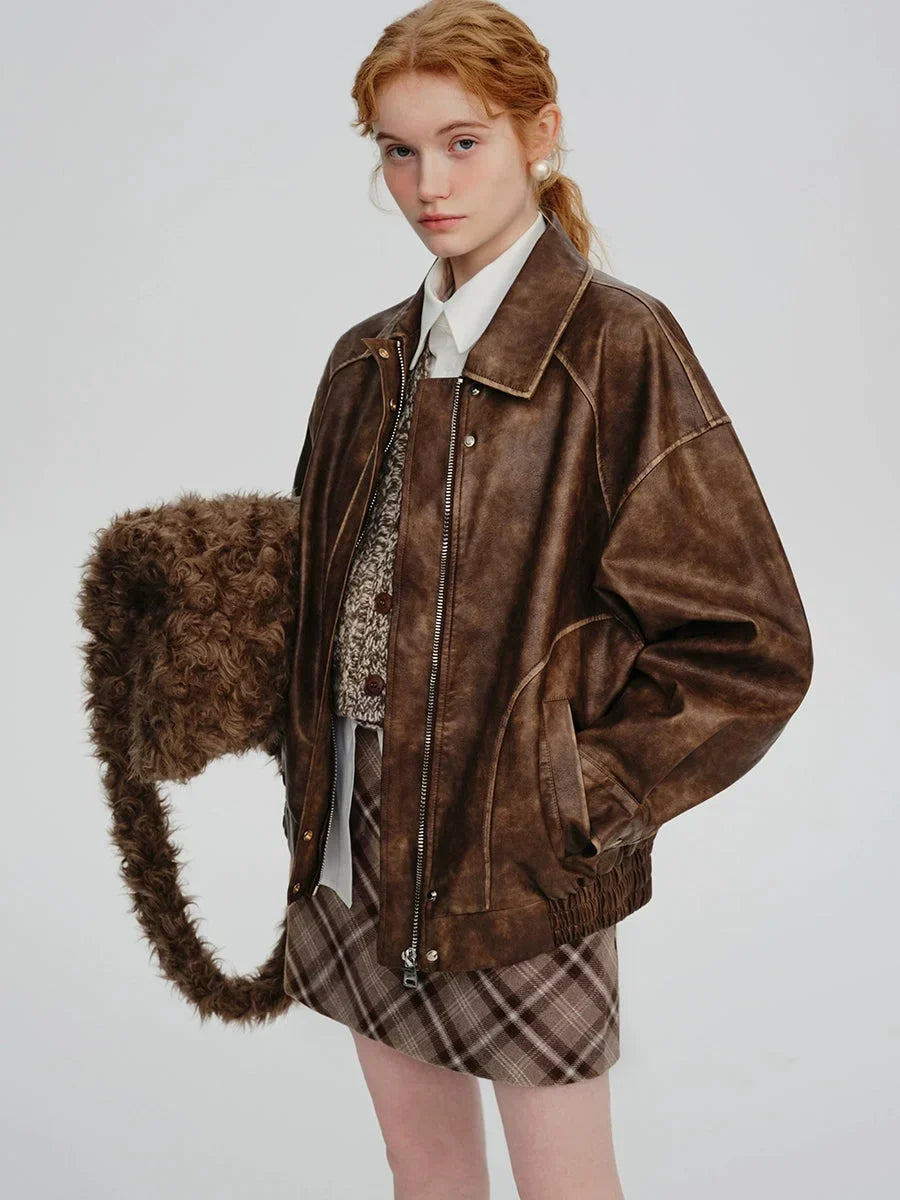 Maillard leather jacket
