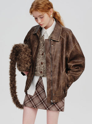 Maillard leather jacket