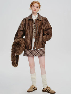 Maillard leather jacket