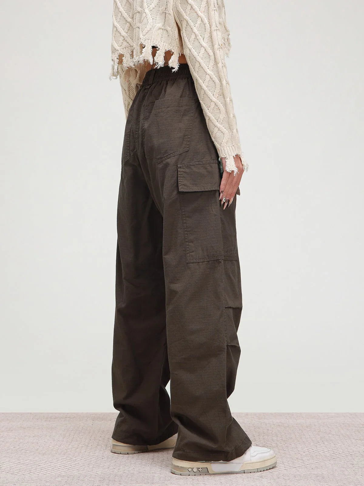 Maillard Straight-leg Loose Casual Pants