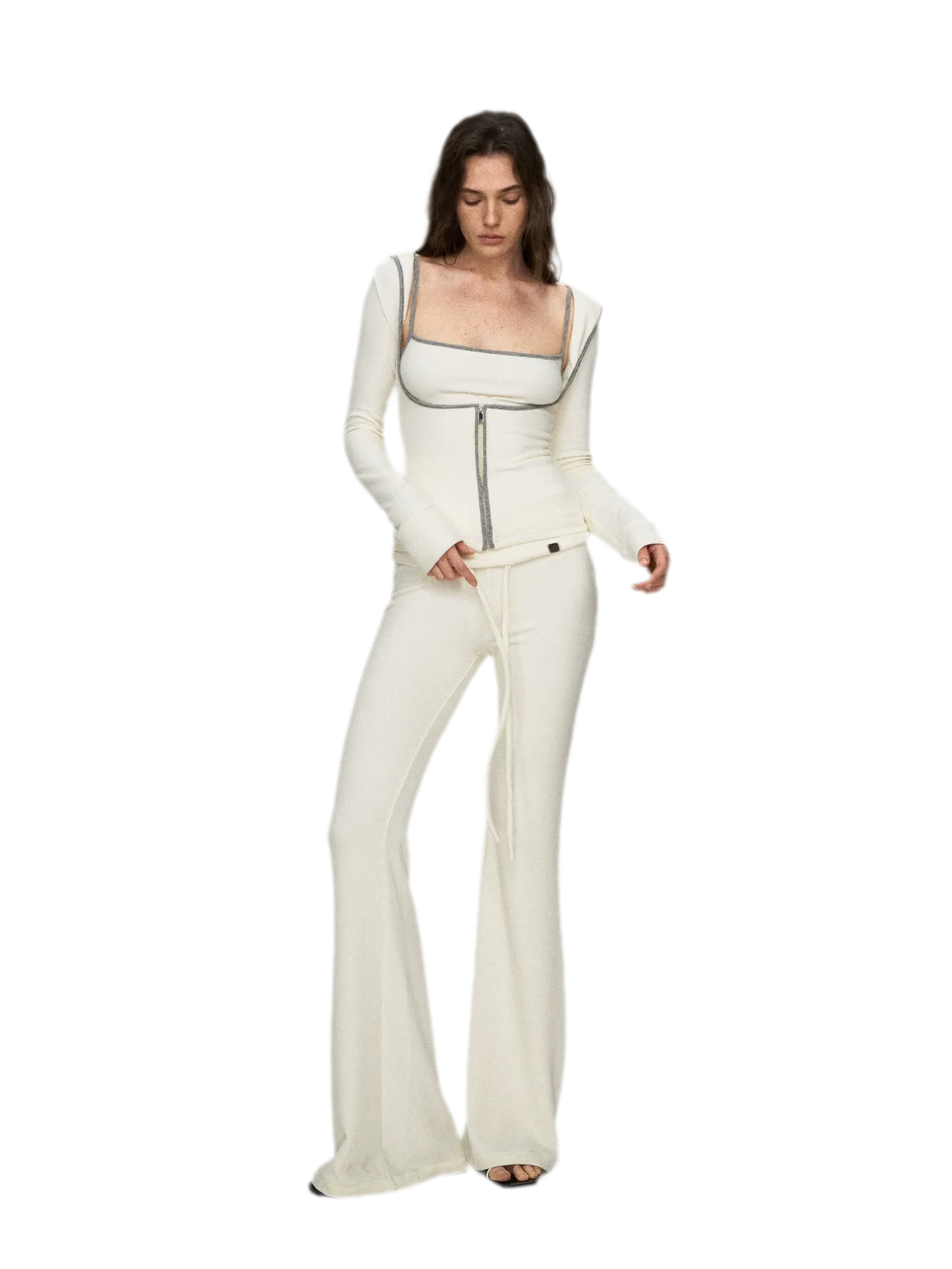 Soft Viscose Blend Three-Piece Set