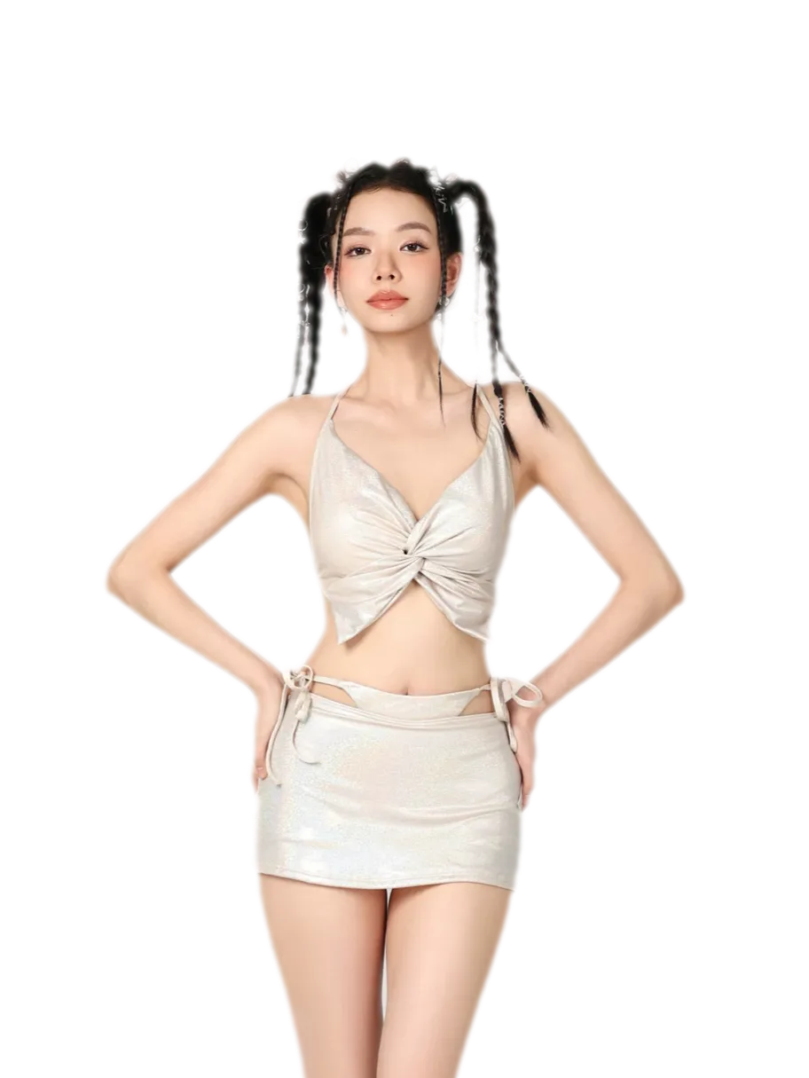 Strappy Cutout Bikini Set