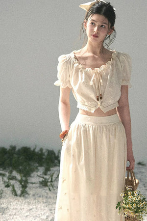 Mature Garden Summer Skirt Set-Up