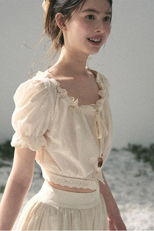 Mature Garden Summer Skirt Set-Up