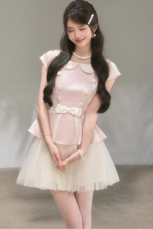 Medieval Satin Bow Dress