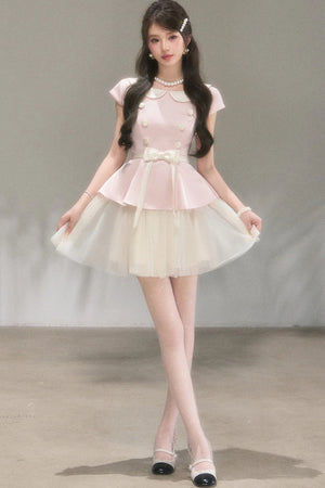 Medieval Satin Bow Dress