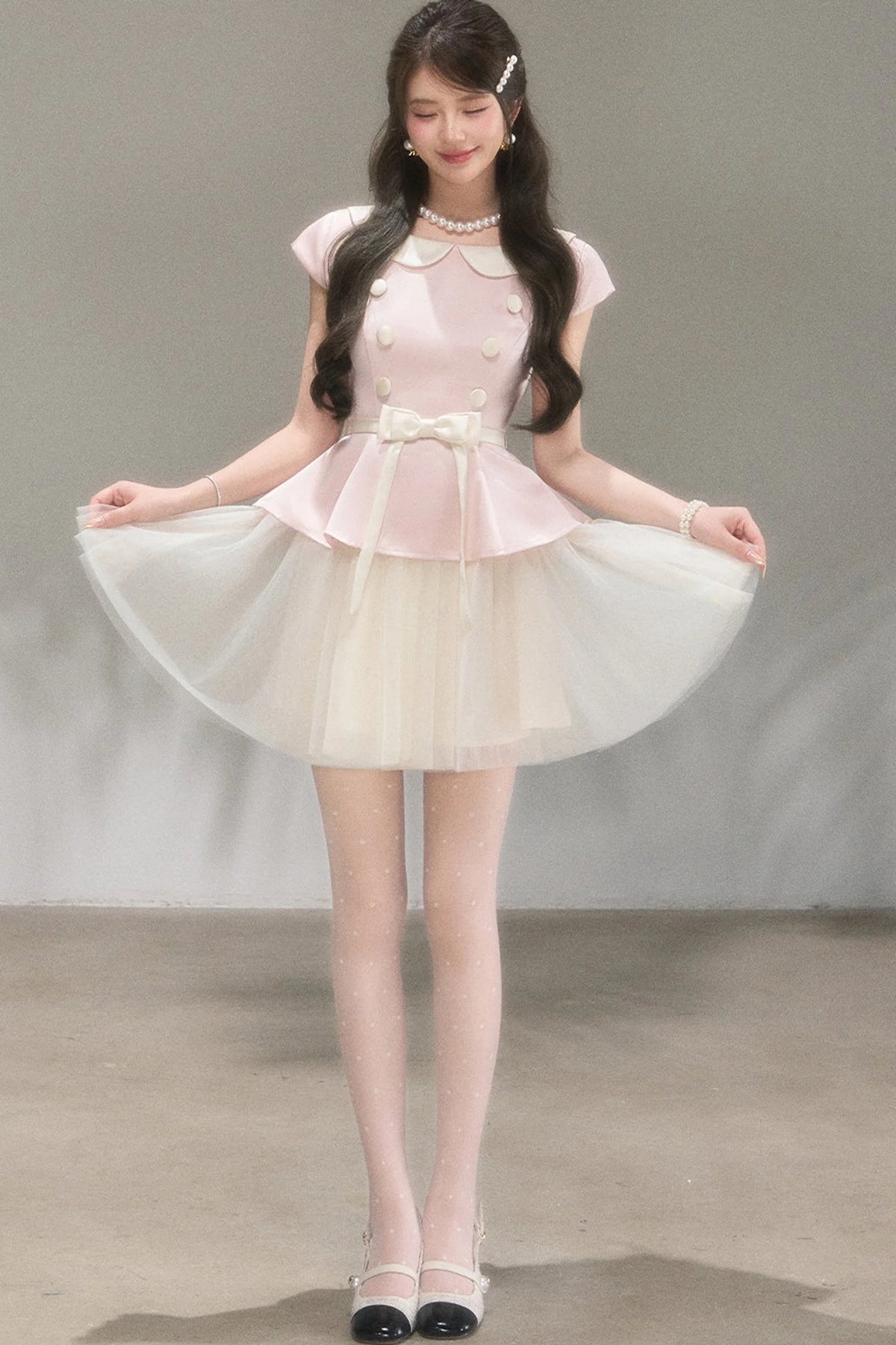 Medieval Satin Bow Dress