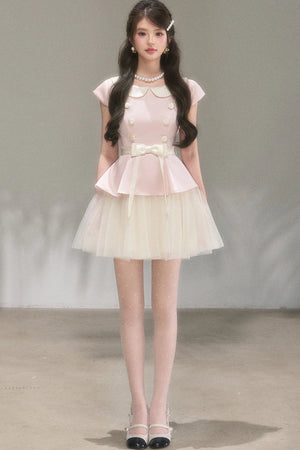 Medieval Satin Bow Dress