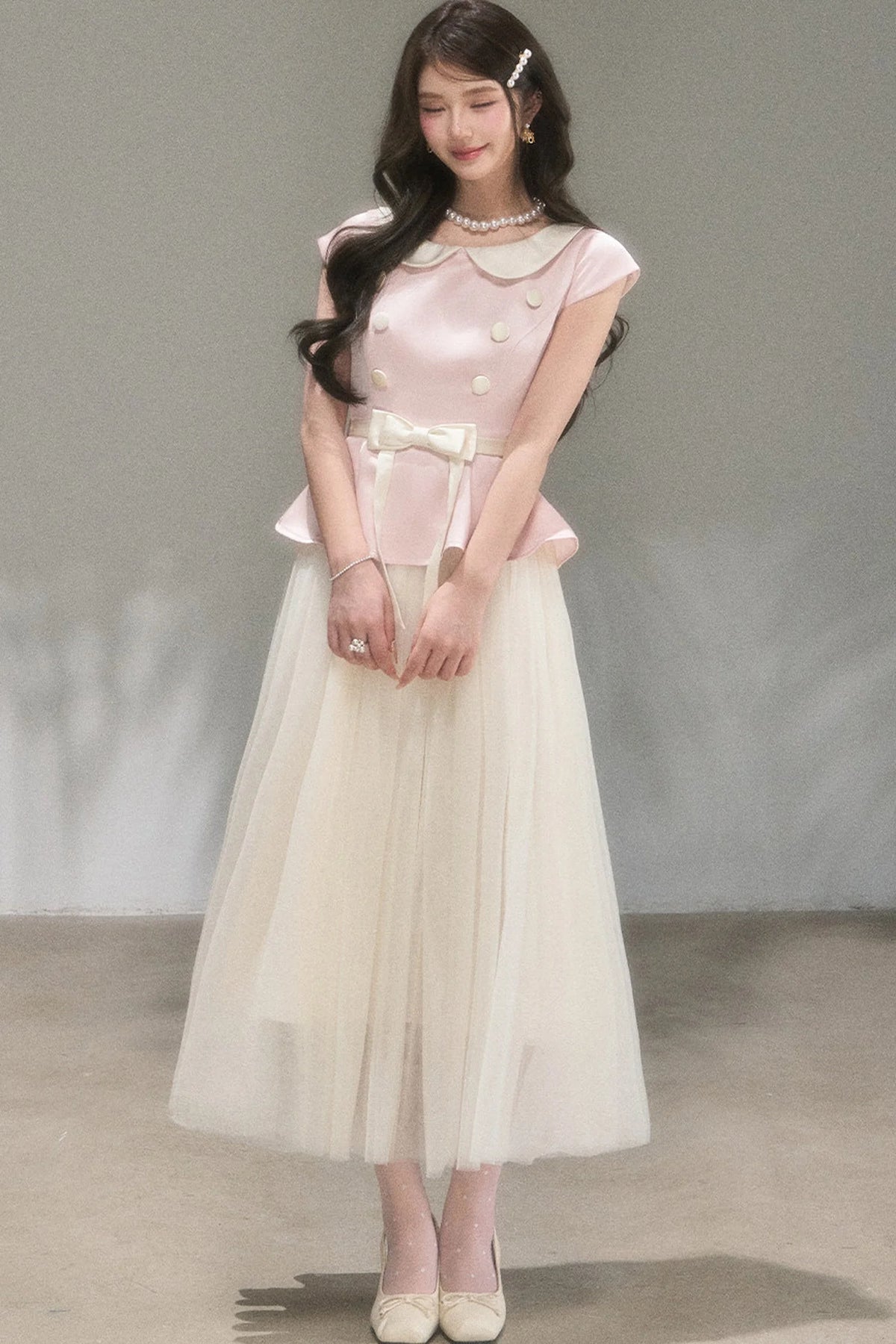 Medieval Satin Bow Dress