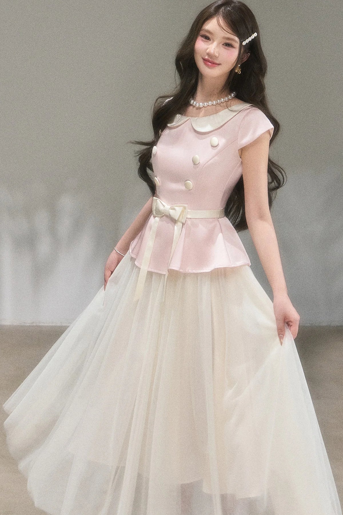Medieval Satin Bow Dress