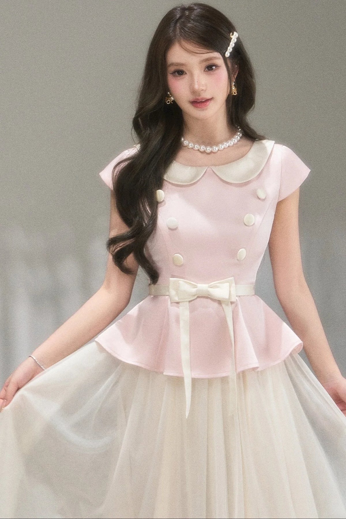 Medieval Satin Bow Dress