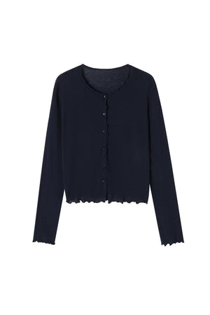 Mercerized Ultra-Thin Cardigan