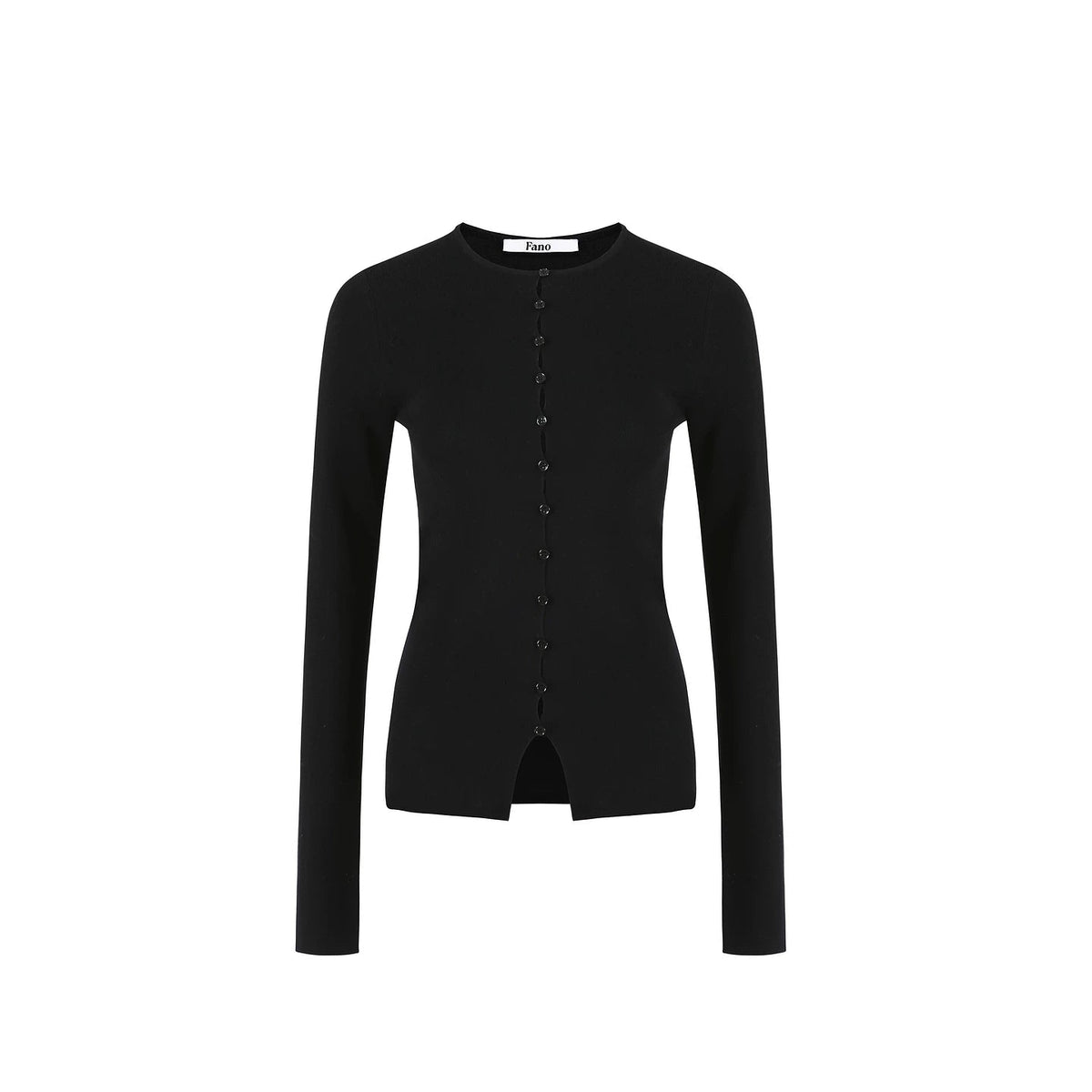 Merino Wool Button Cardigan Top