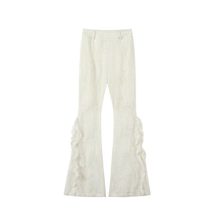 Mermaid Lace Flared Pants