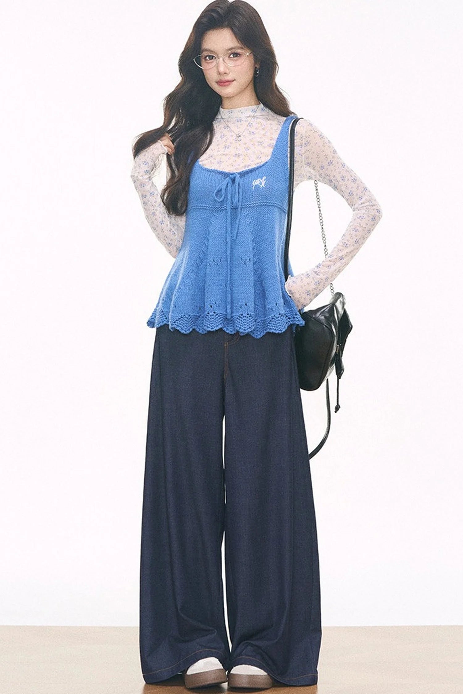 Mesh Base Layer Sweater Set-Up