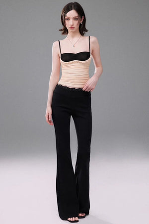 Mesh Patchwork Camisole