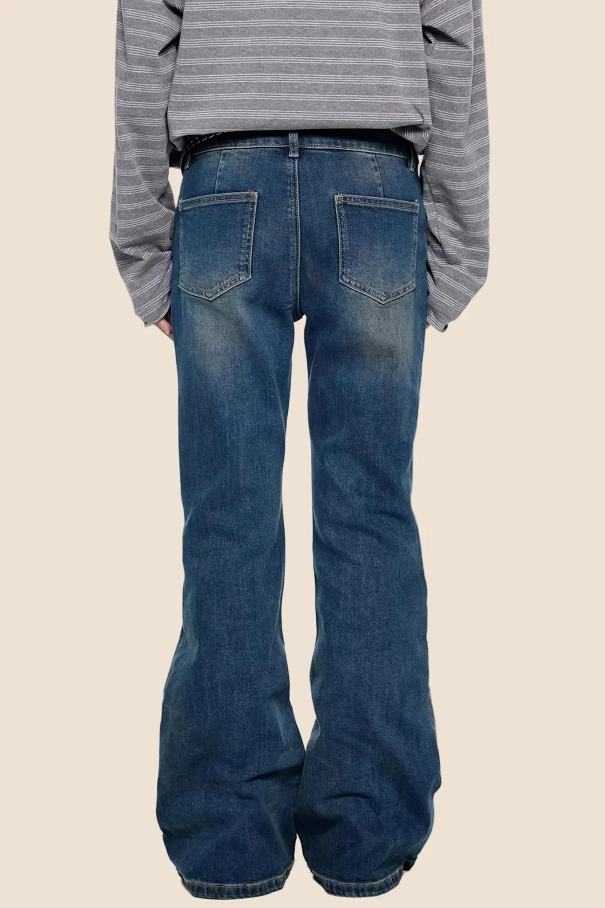 Micro-Flared Retro Bell-Bottom Pants