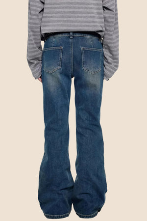 Micro-Flared Retro Bell-Bottom Pants
