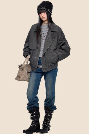 Micro-Flared Retro Bell-Bottom Pants