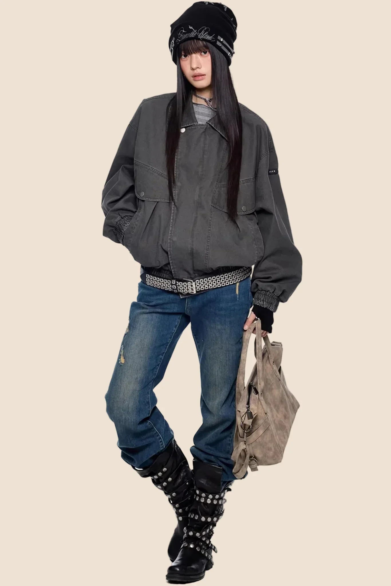 Micro-Flared Retro Bell-Bottom Pants