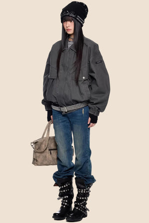 Micro-Flared Retro Bell-Bottom Pants
