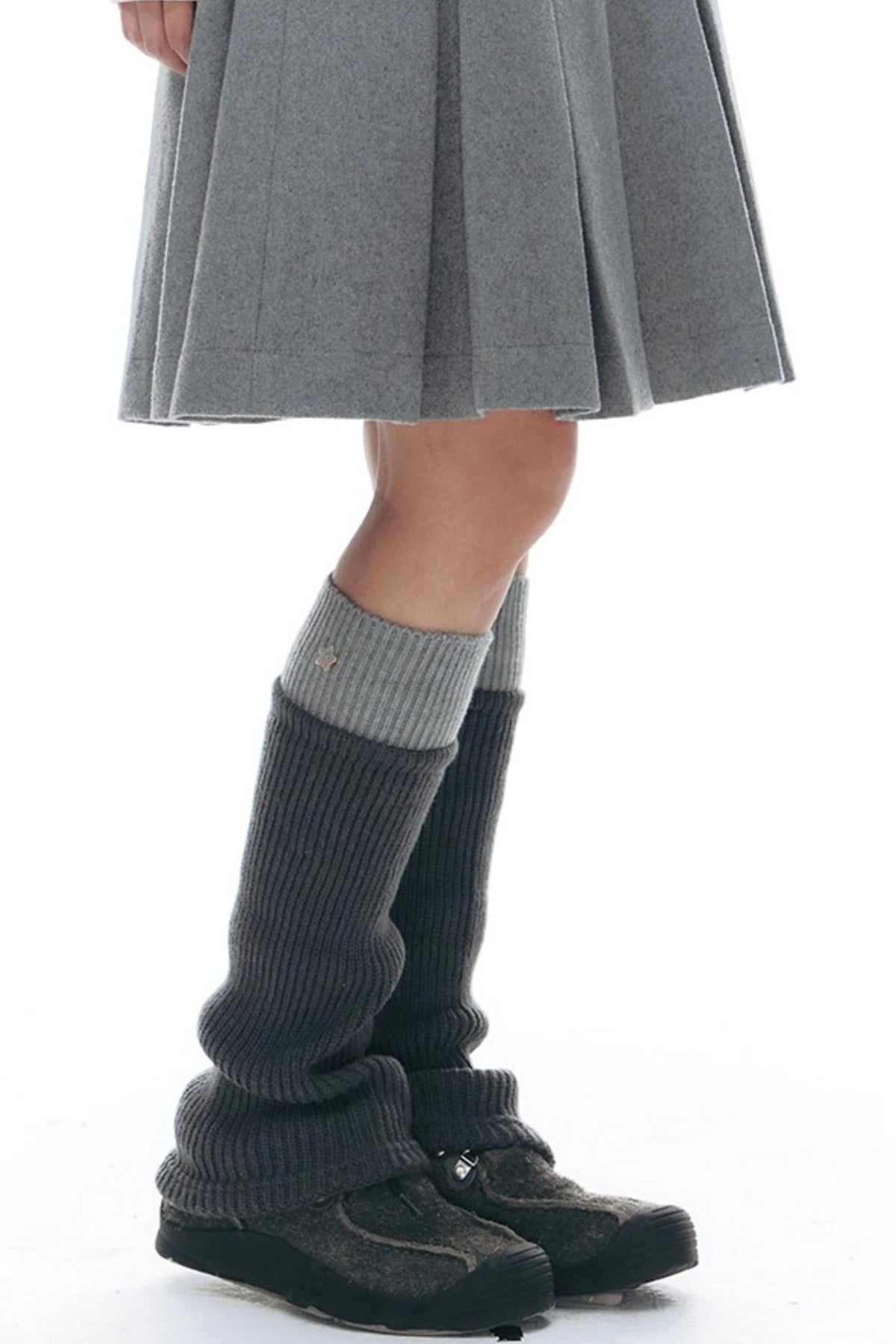 Mid-Leg Stacked Socks