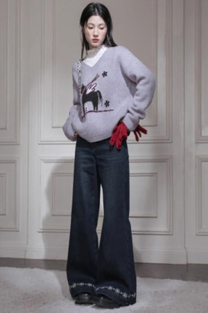 Midnight Blue Stretch Pants