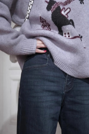 Midnight Blue Stretch Pants