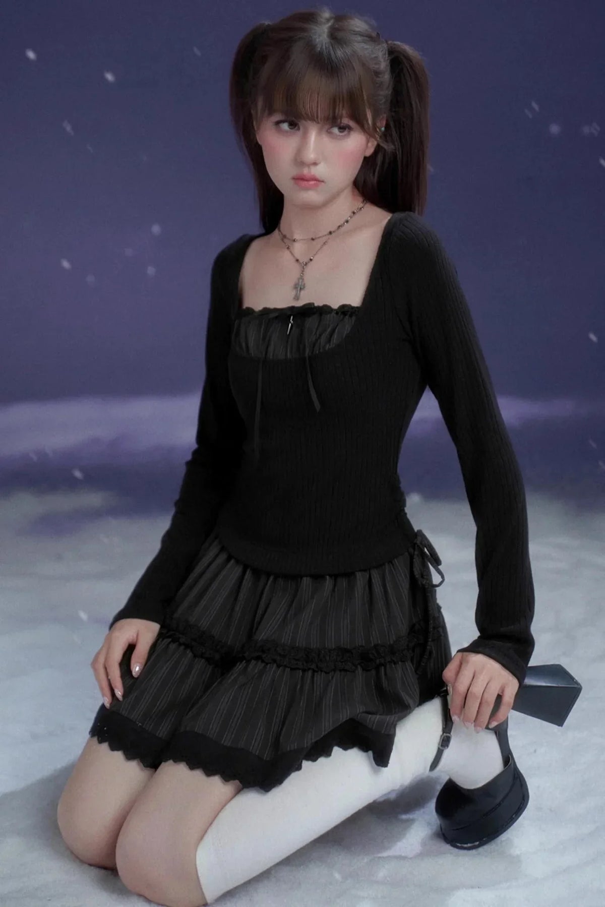 Midnight Waltz Black Dress