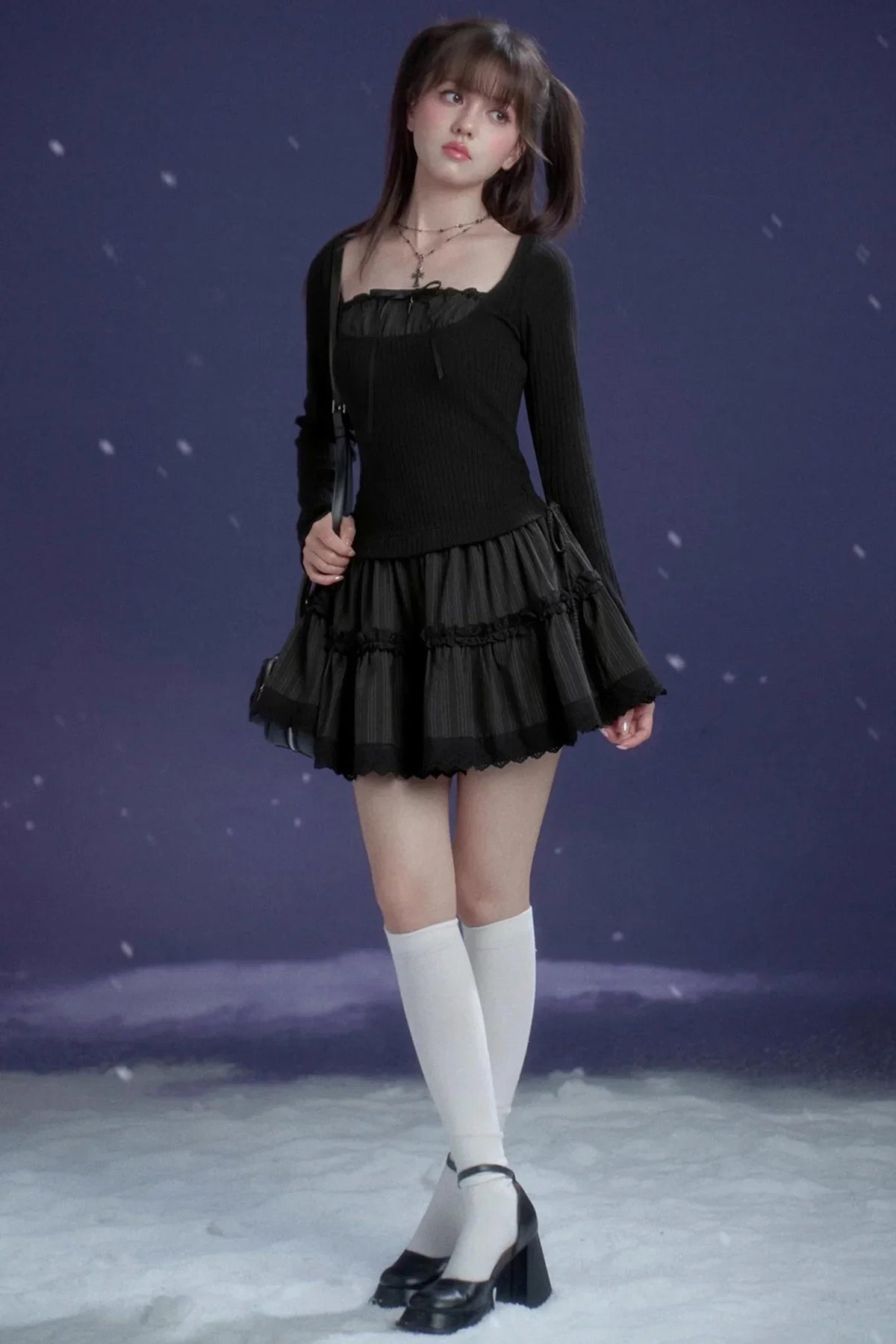 Midnight Waltz Black Dress