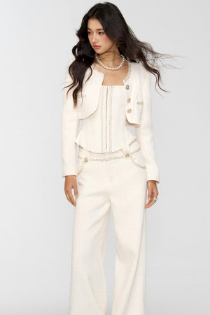 Milk Goose Three-Piece Jacket Set-Up