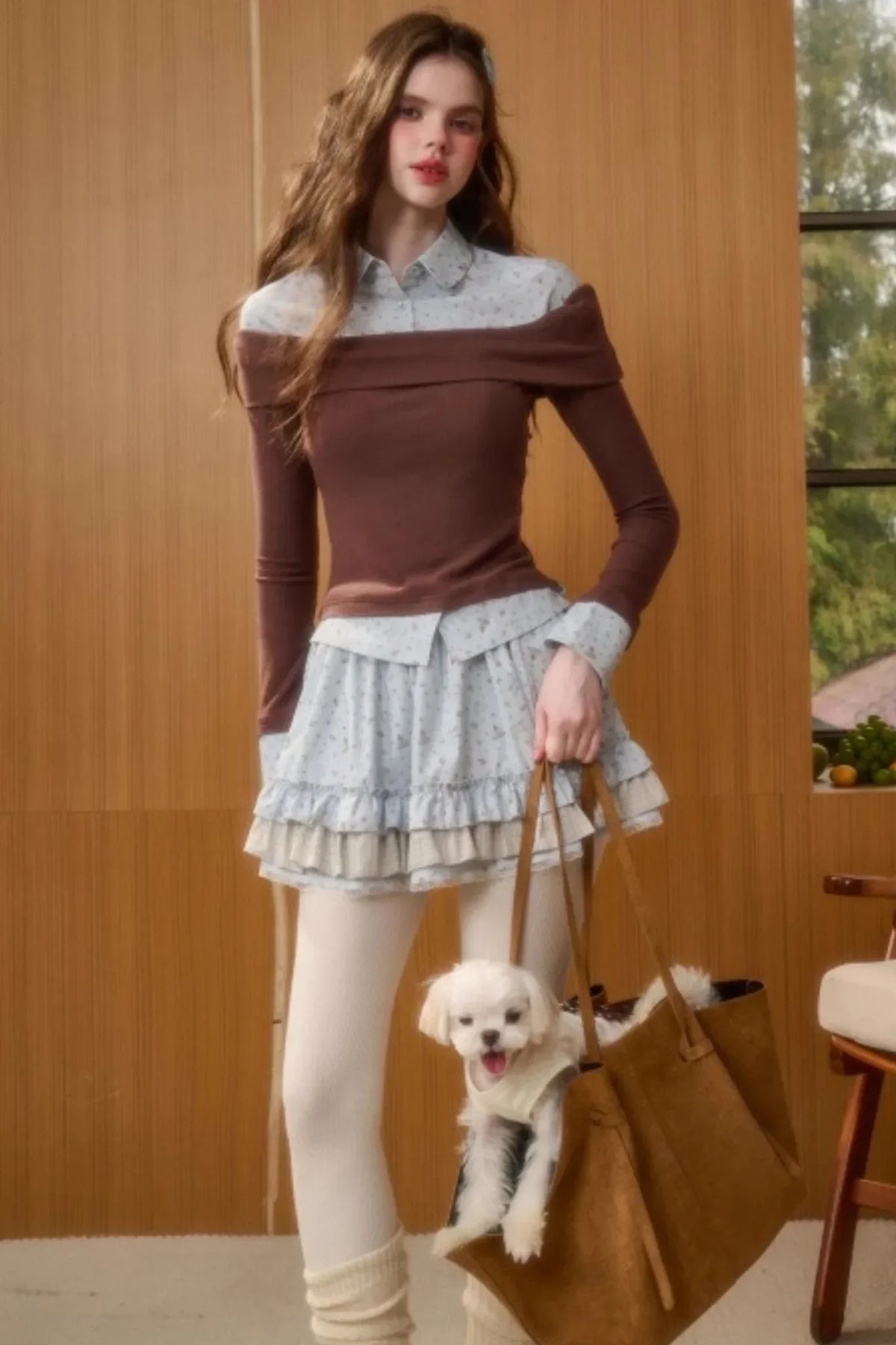 Milky Way Bunny Lace Skirt Set-Up