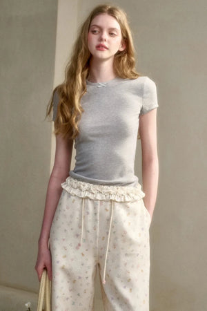 Milky Way Knit Lace Top
