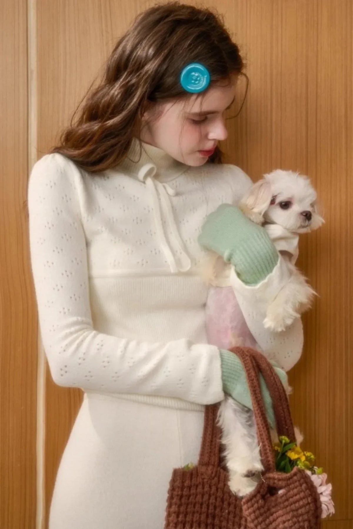Milky Way Wool Slimming Sweater