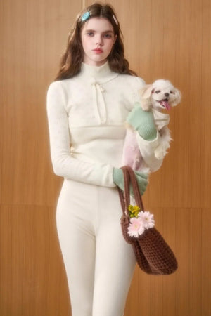 Milky Way Wool Slimming Sweater