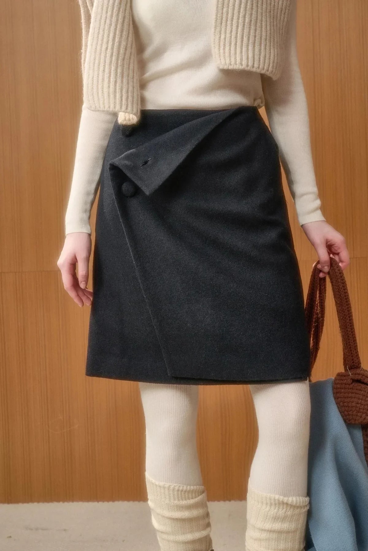 Milky Way Woolen Skirt