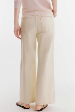 Milky White Cotton Pants