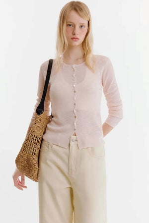 Milky White Cotton Pants