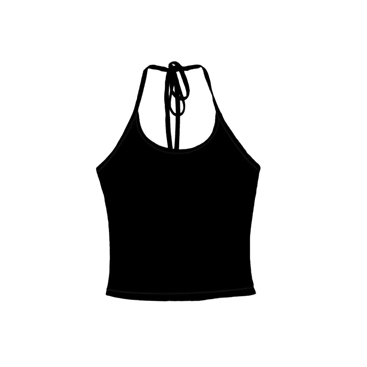 Minimalist Halter Neck Top
