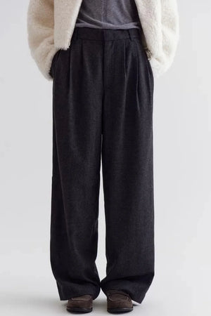 Minimalist Merino Wool Trousers