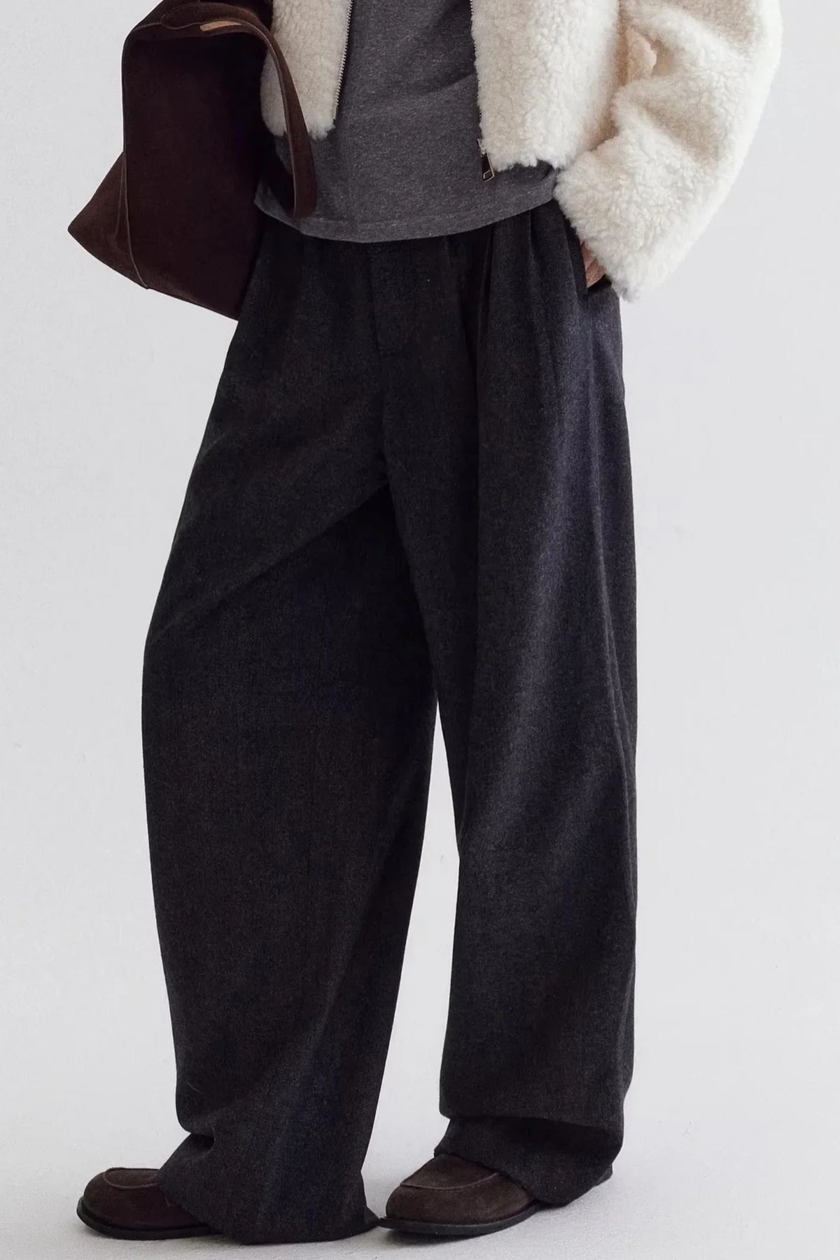 Minimalist Merino Wool Trousers