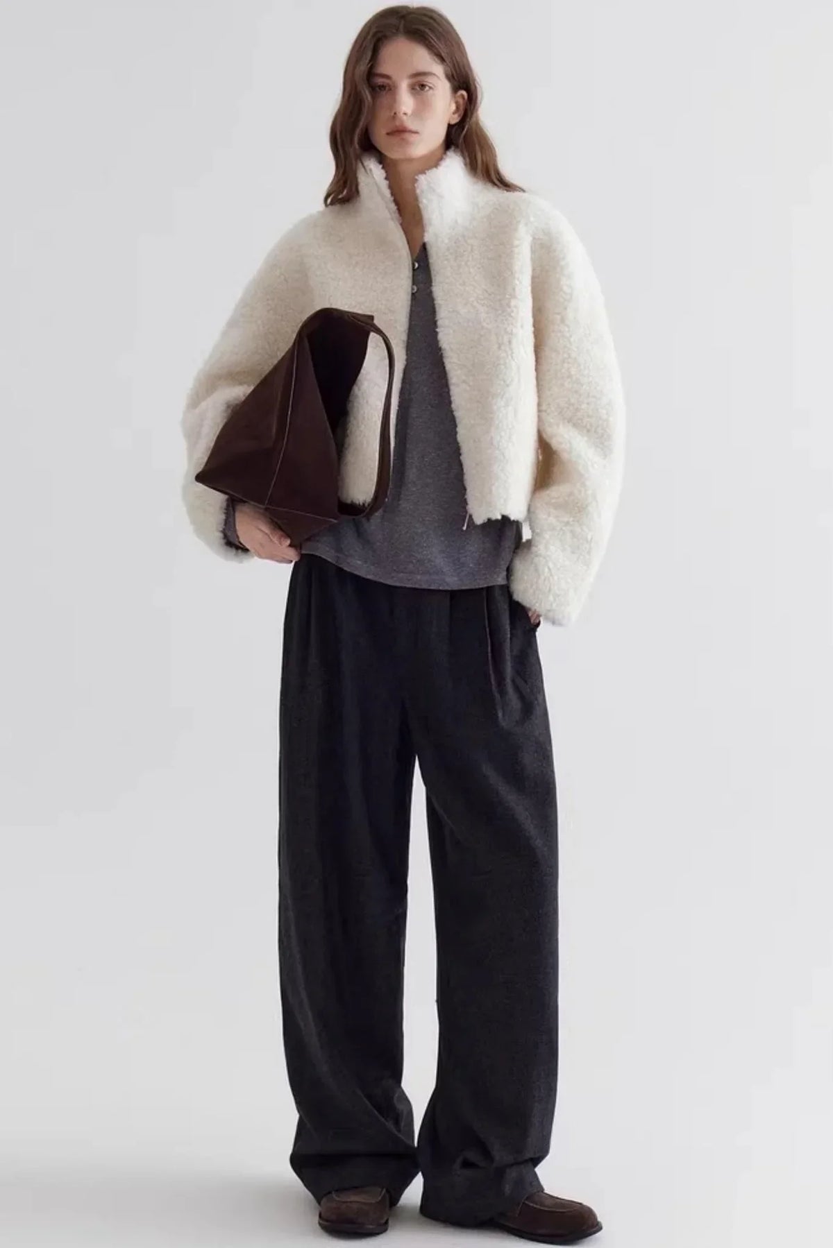 Minimalist Merino Wool Trousers