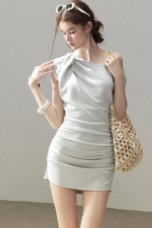 Minimalist Off-Shoulder Dress