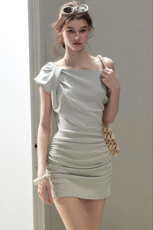 Minimalist Off-Shoulder Dress