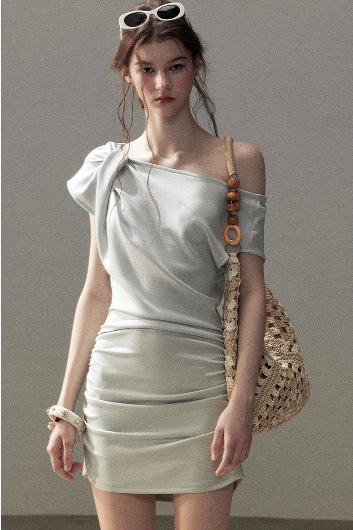 Minimalist Off-Shoulder Dress